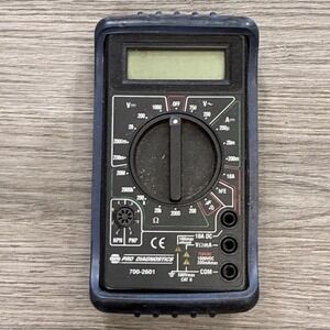 NAPA Pro Diagnostics Premium Automotive DMM 700-2601 With Case Untested